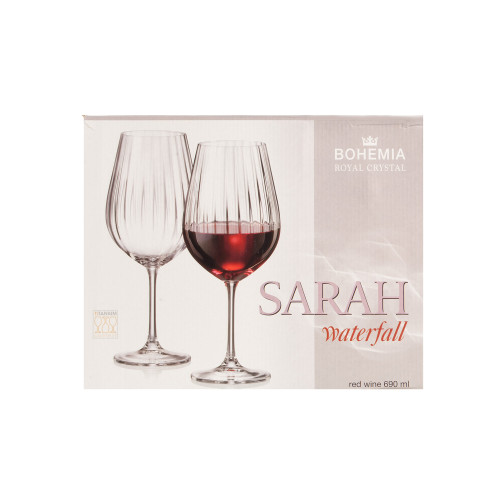 Set x 6 copa copa sarah waterfall 690 ml